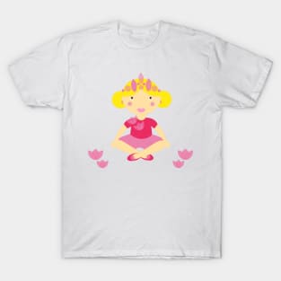 Princess Sofie Lotus Girl Digital Art | Melanie Jensen Illustrations T-Shirt